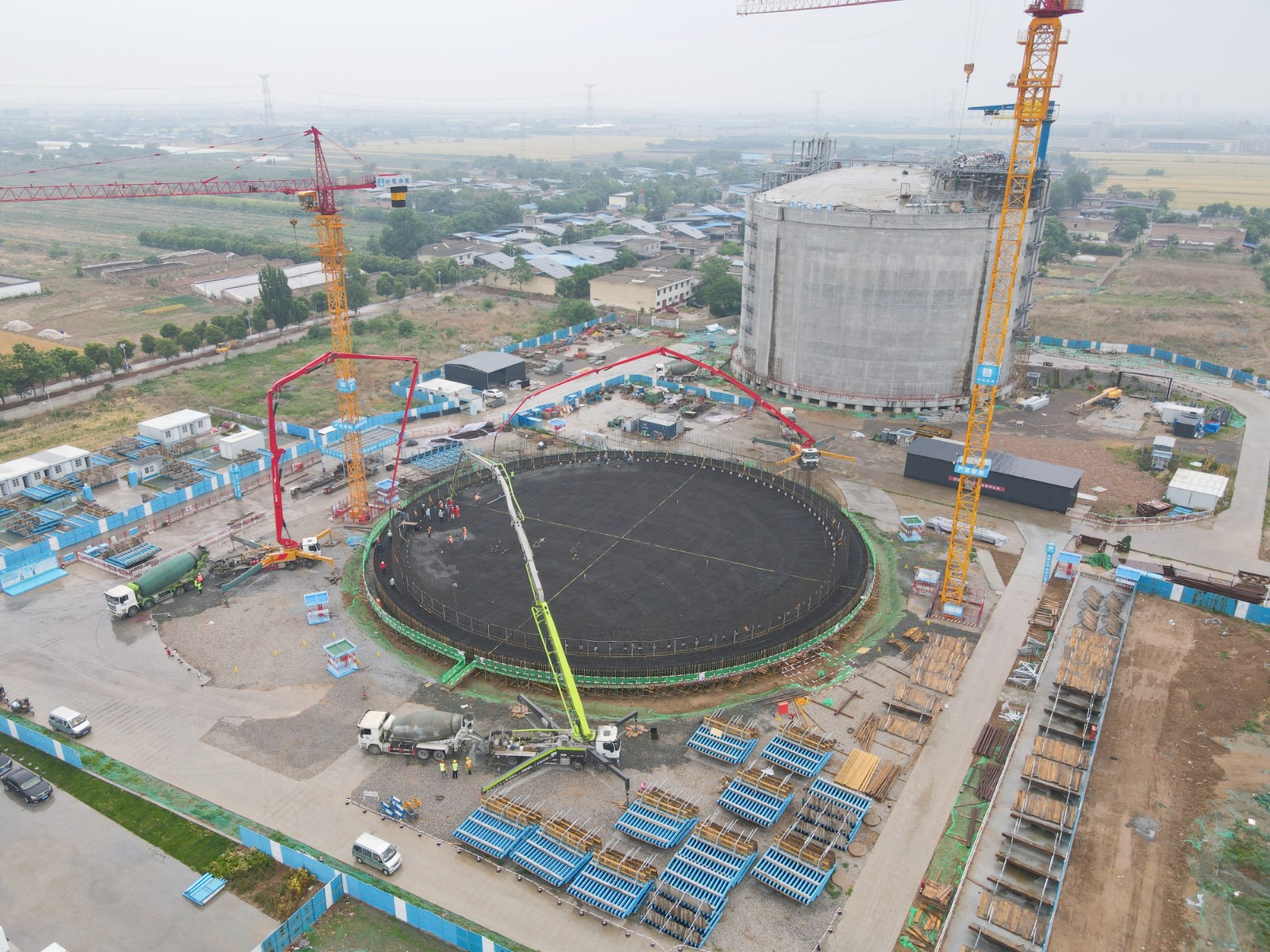 西安液化dafa唯一官网（LNG）应急储备调峰项目吹响“百日会战”号角
